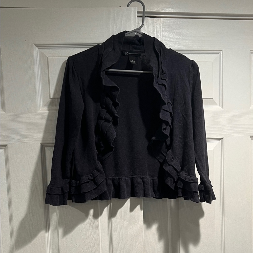 INC International Concepts Charcoal Knit Sweater